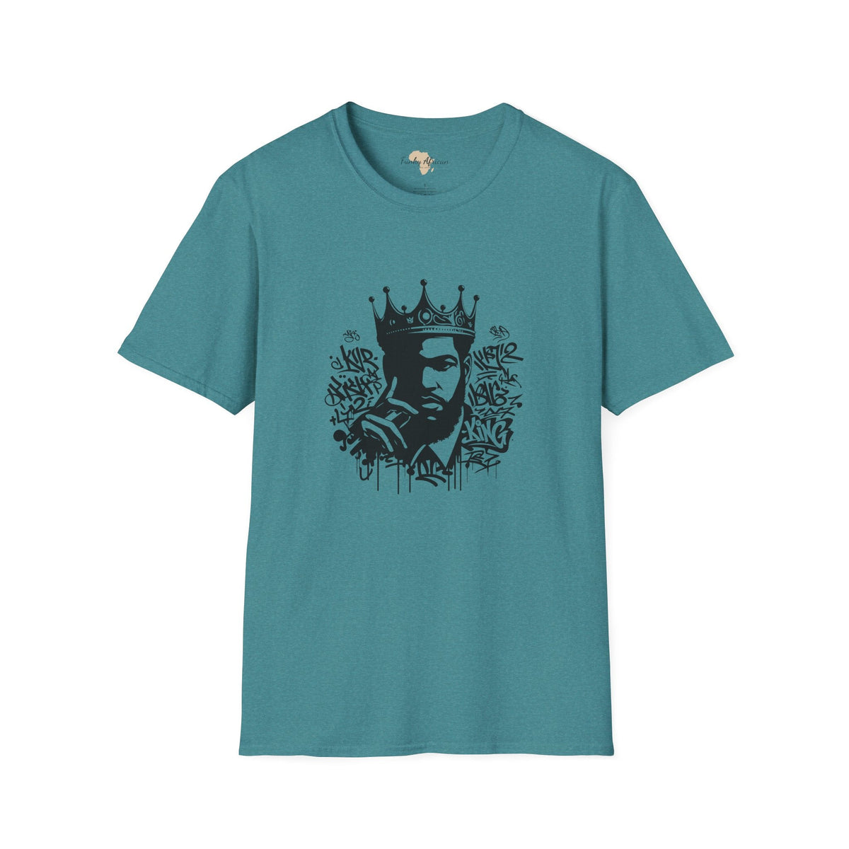 African King graffiti unisex softstyle tee Funky African