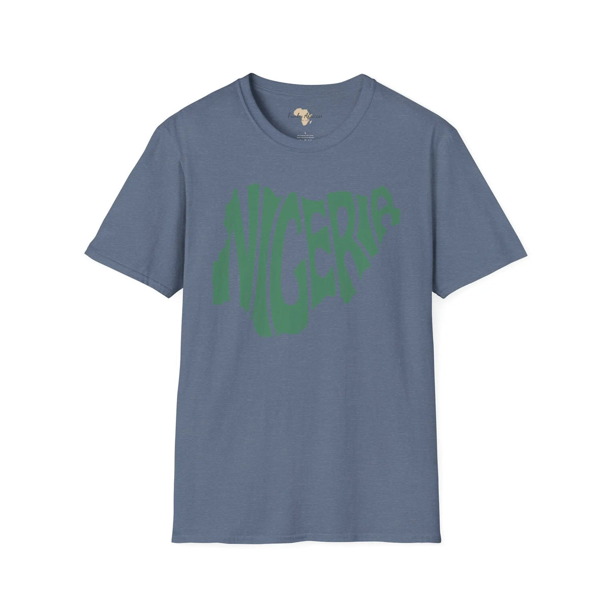 Nigeria cut unisex softstyle tee Funky African