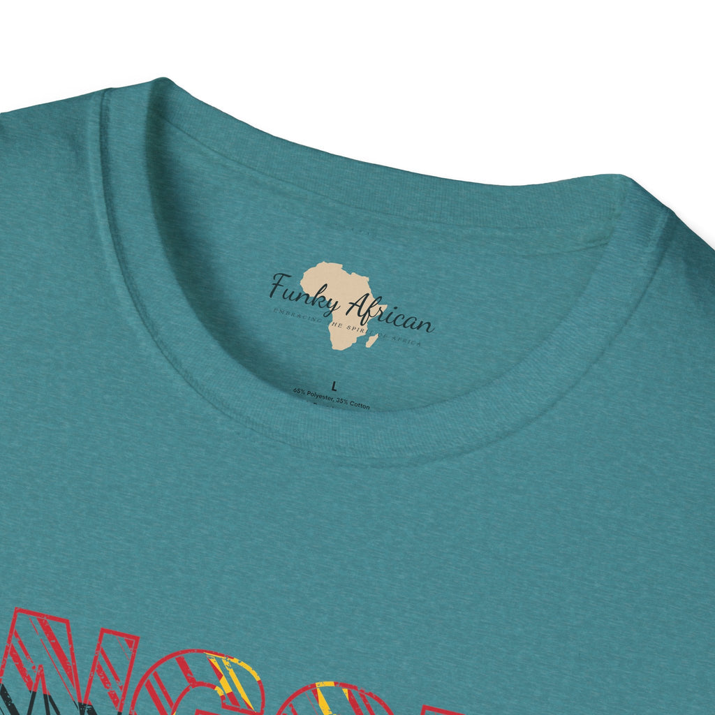 Angola text unisex softstyle tee Funky African