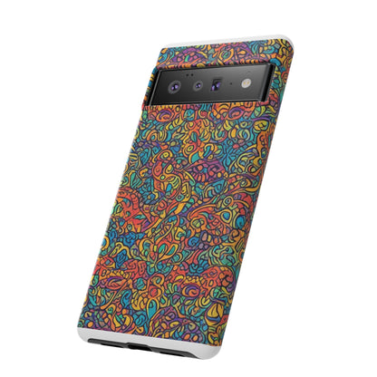 African Print Google Pixel Tough Cases