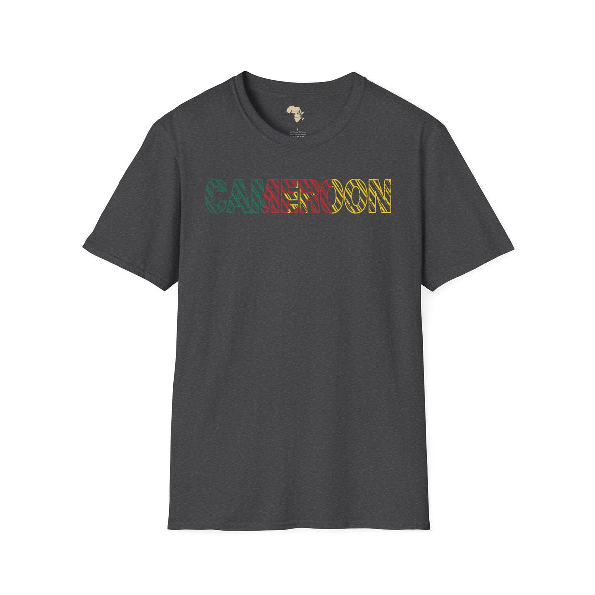 Cameroon text unisex softstyle tee Funky African