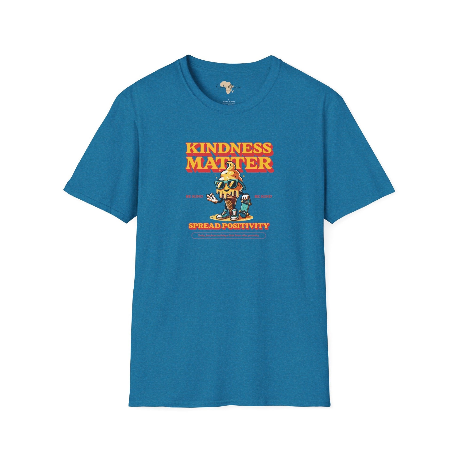 Kindness matter unisex softstyle tee Funky African