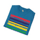 Mauritius strip unisex softstyle tee Funky African