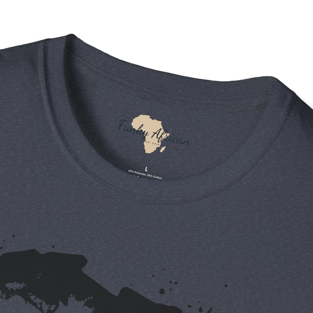 African map graffiti unisex softstyle tee Funky African