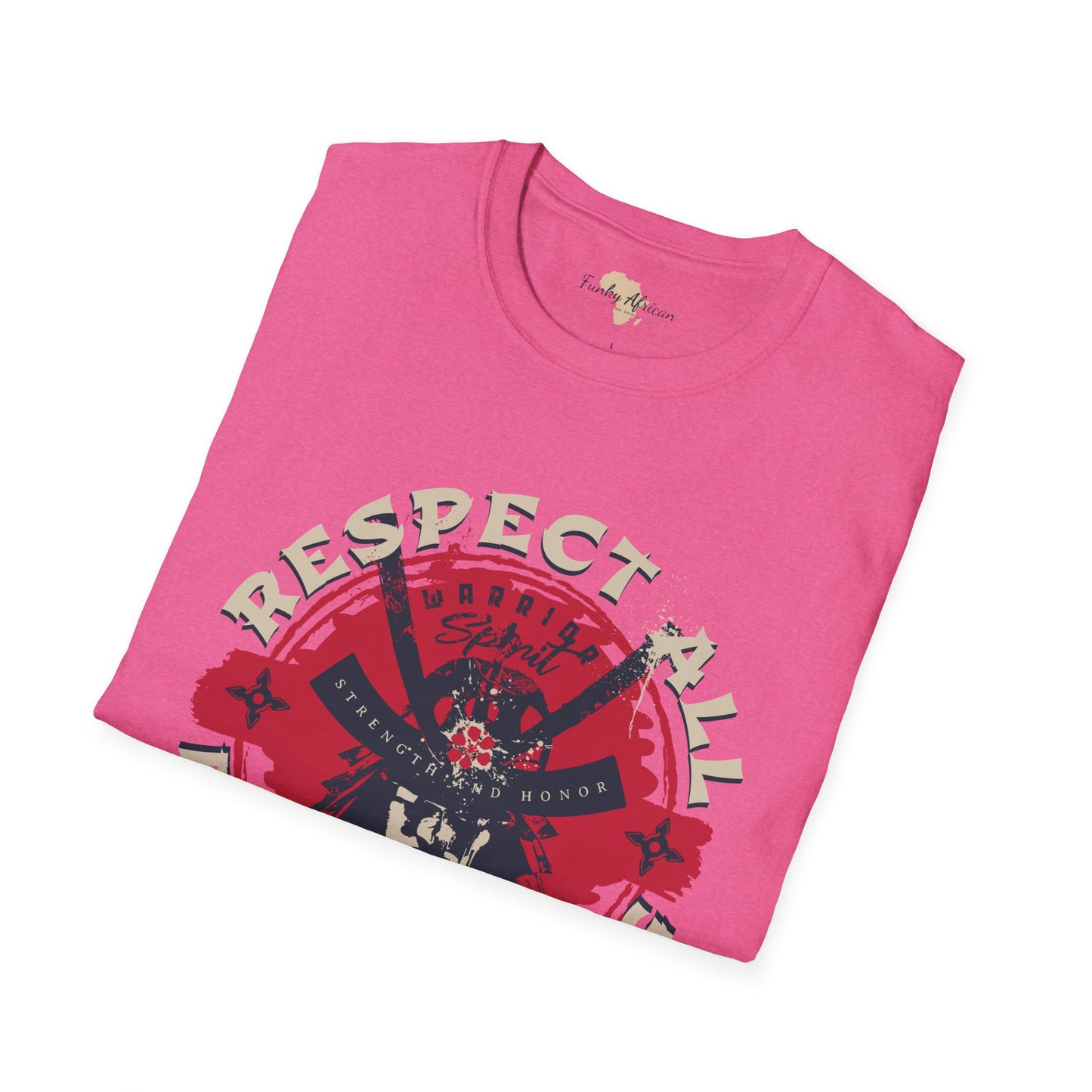 Respect all unisex softstyle tee