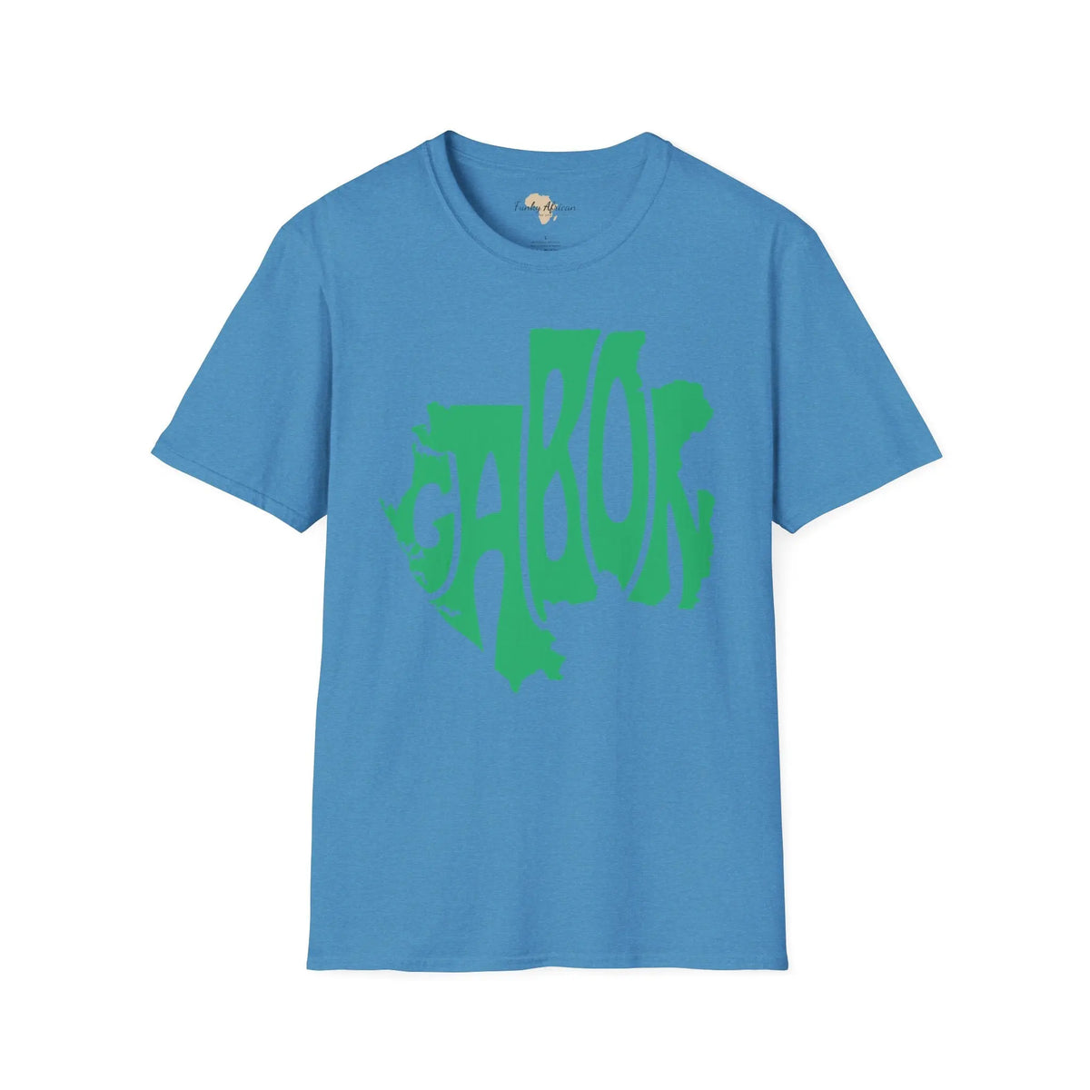 Gabon cut unisex softstyle tee Funky African