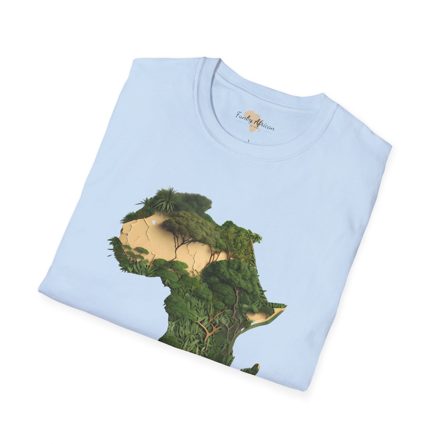 African forest unisex softstyle tee