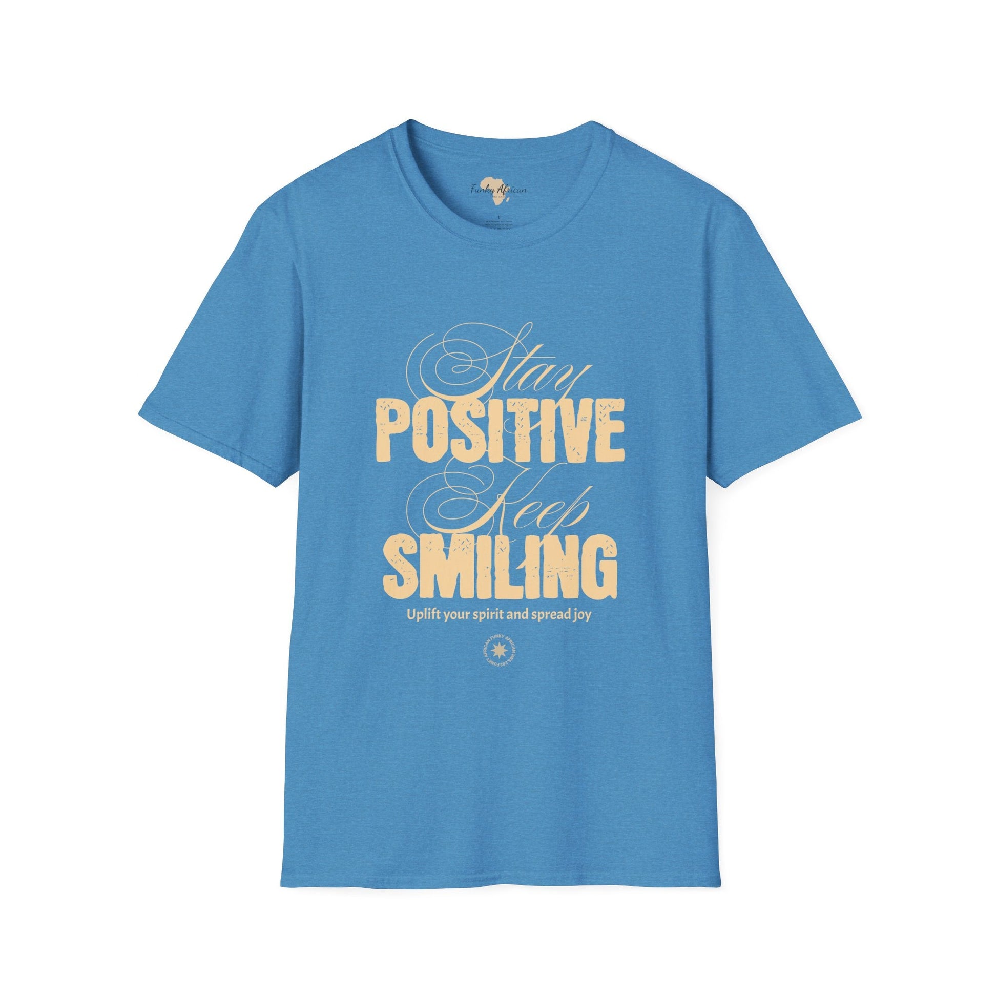 Stay positive unisex softstyle tee Funky African
