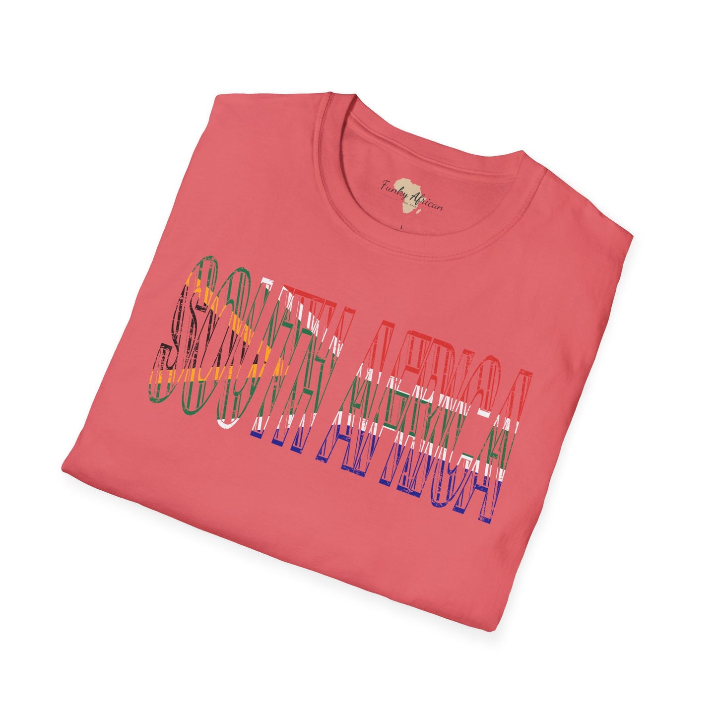 South African text unisex softstyle tee