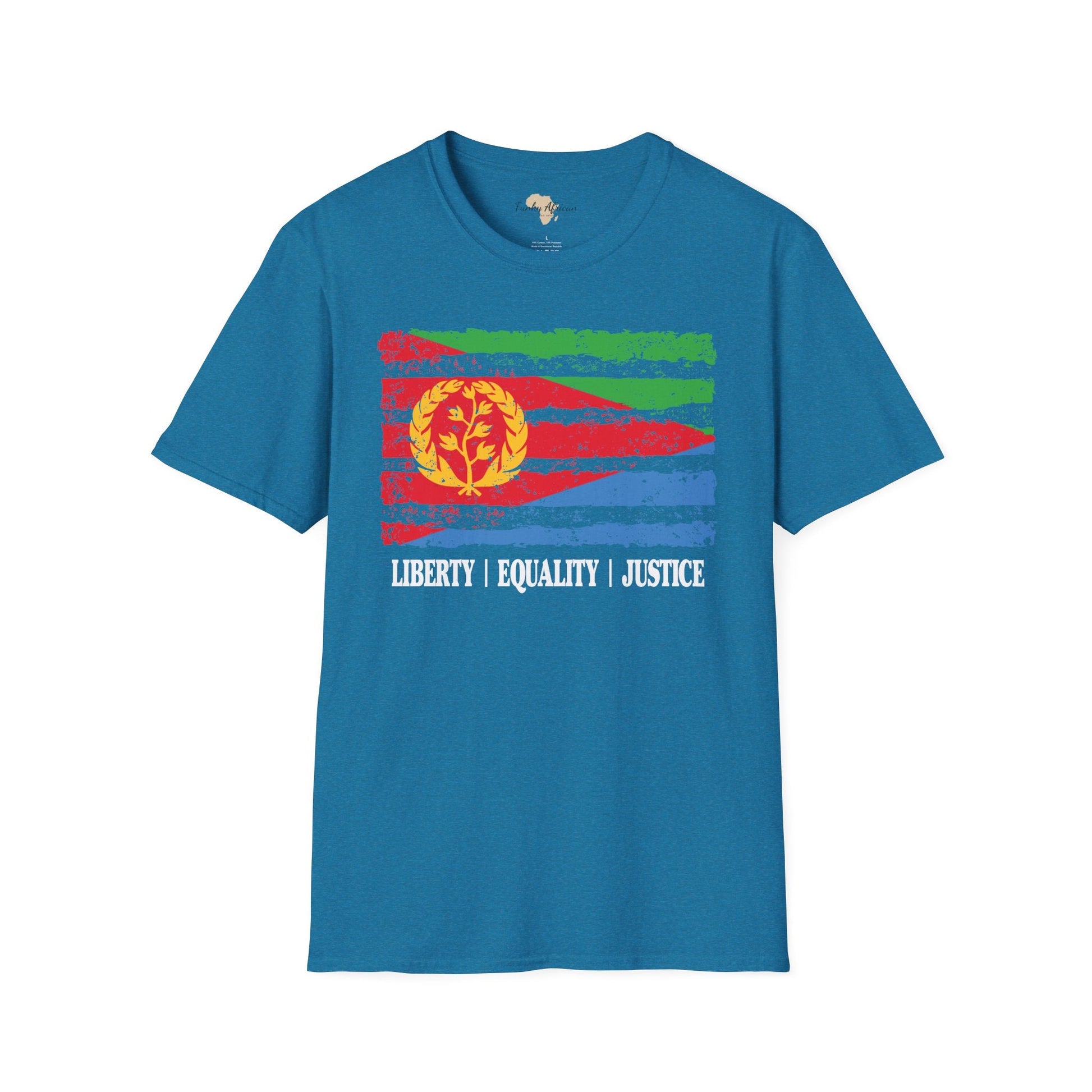 Eritrea strip unisex softstyle tee Funky African
