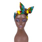 African Women Wax Cloth Cotton Turban Funky African