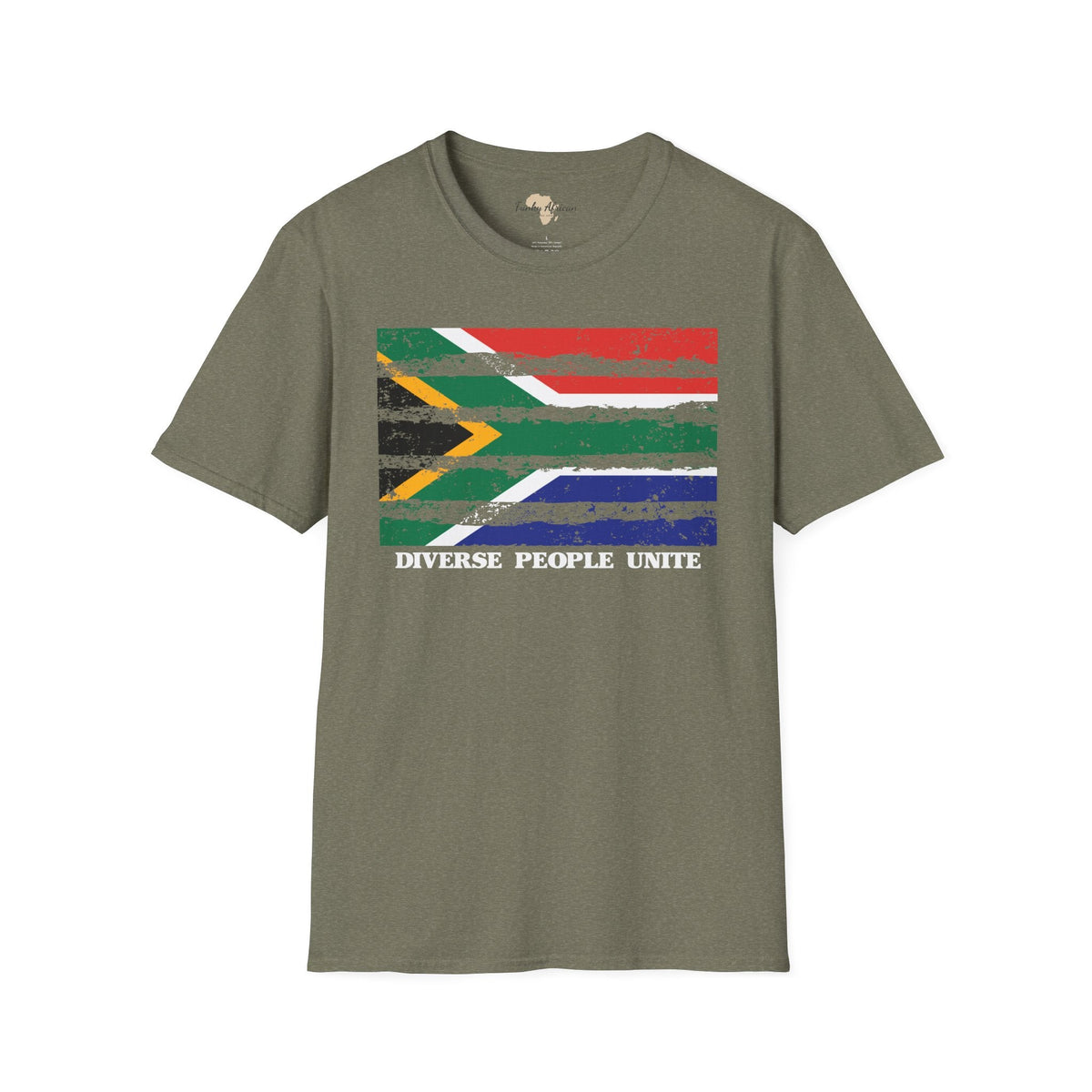South Africa strip unisex softstyle tee Funky African