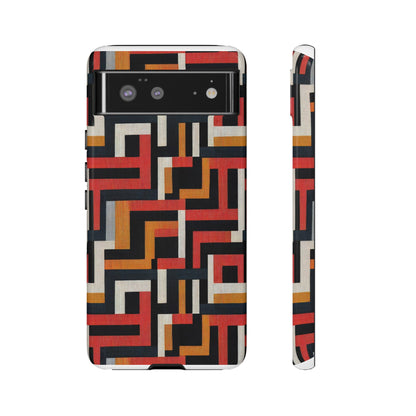 African Print Google Pixel Tough Cases