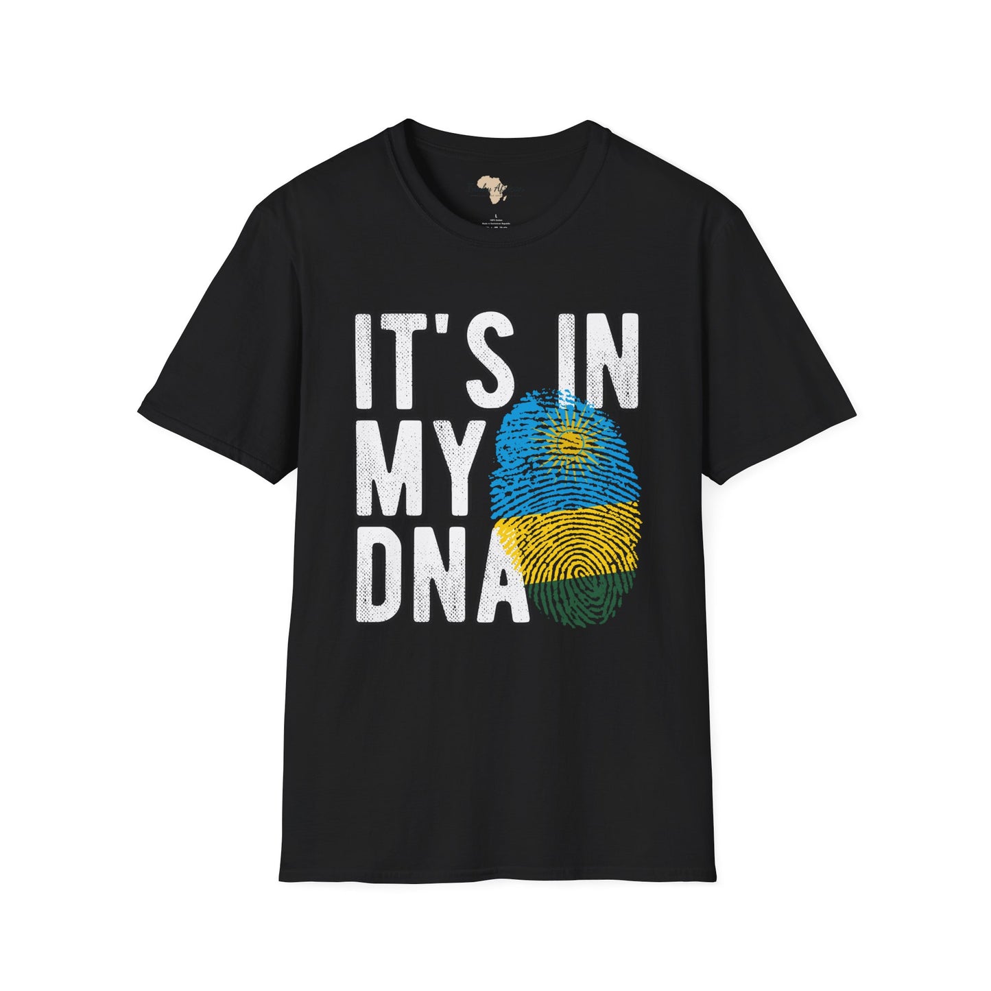 it's in my DNA unisex tee - Rwanda