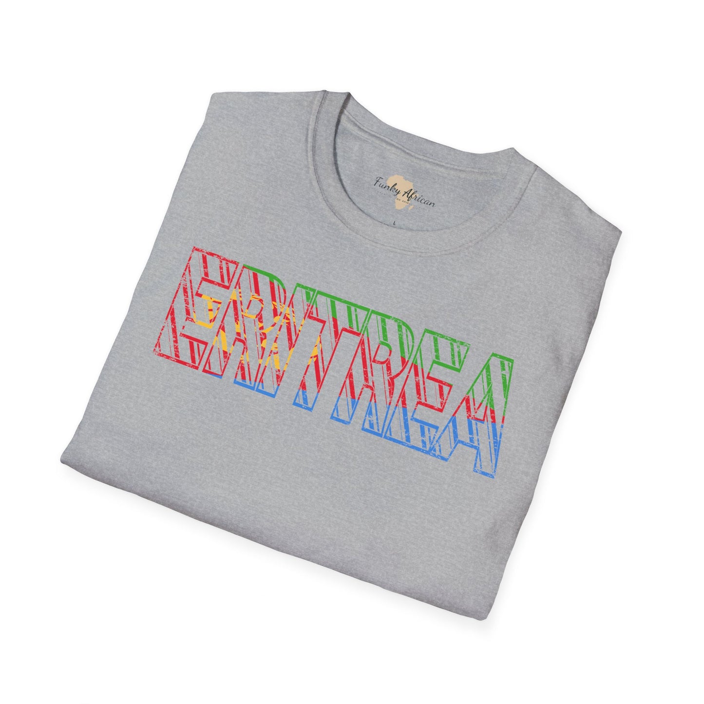 Eritrea text unisex softstyle tee