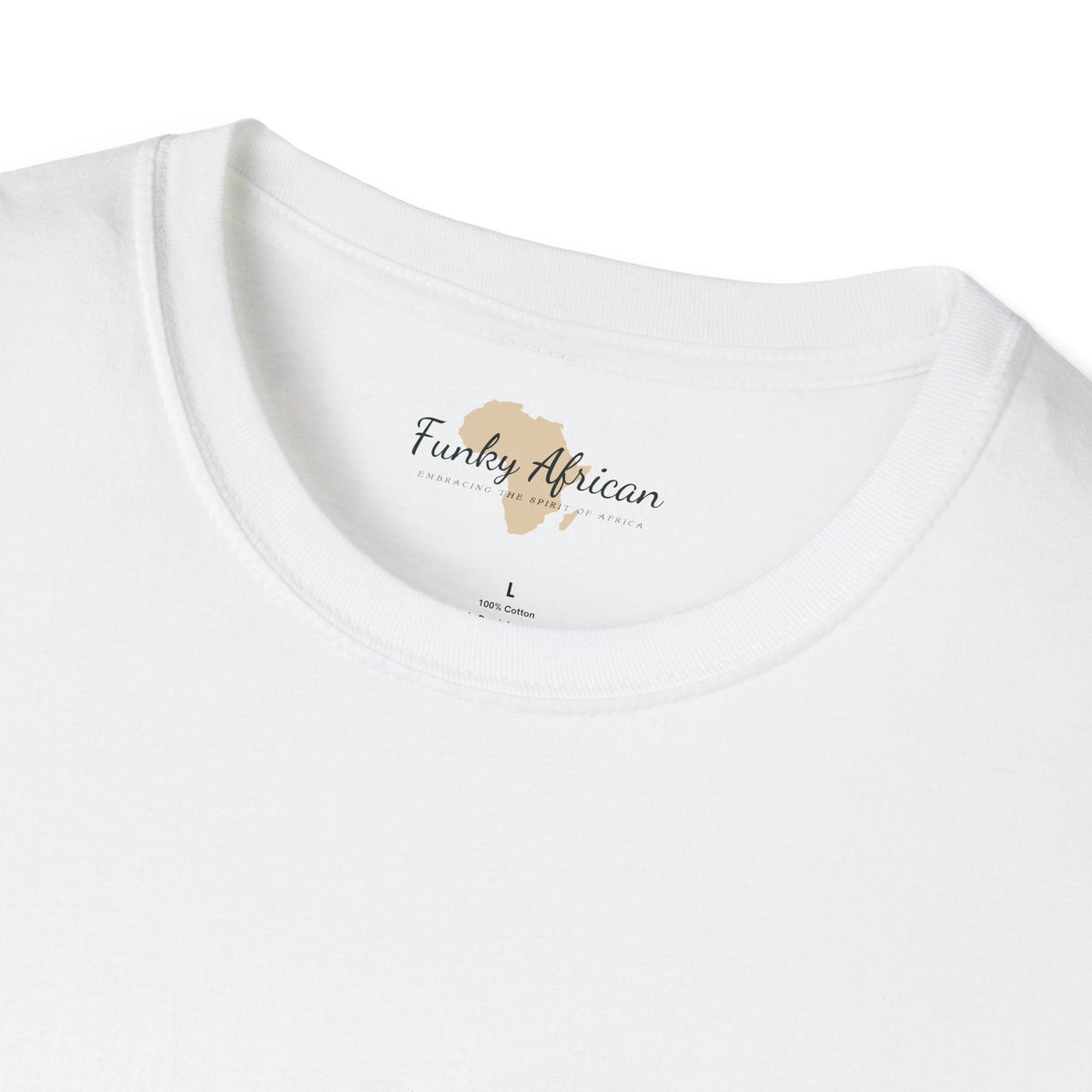 Blank unisex softstyle tee Funky African