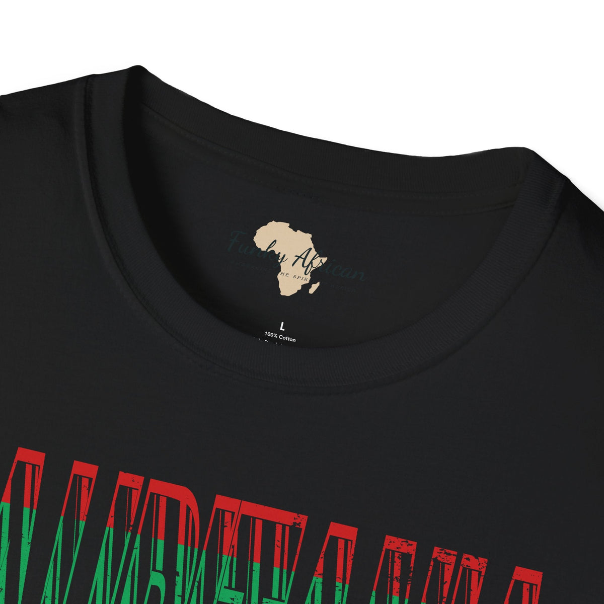 Mauritania text unisex softstyle tee Funky African