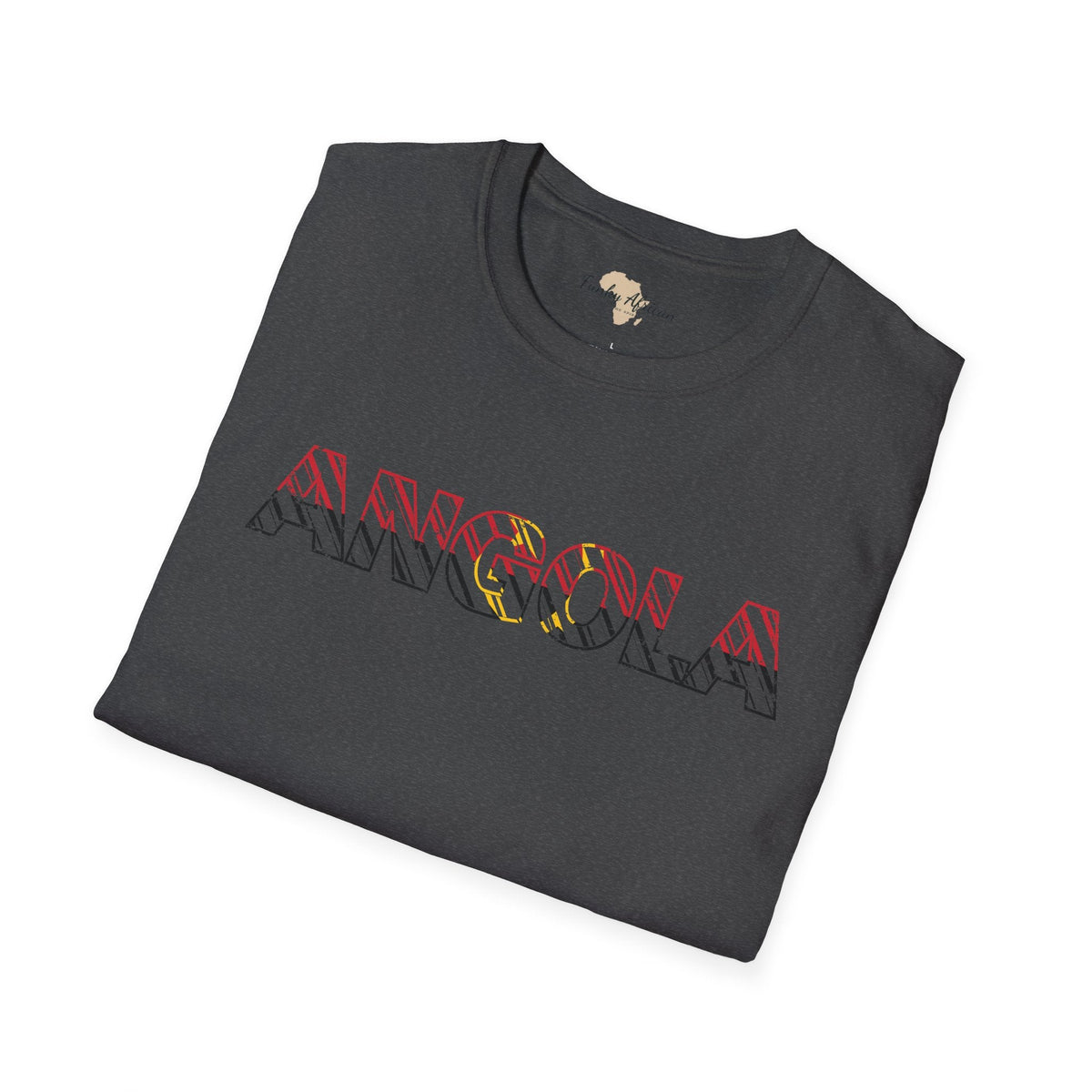 Angola text unisex softstyle tee Funky African