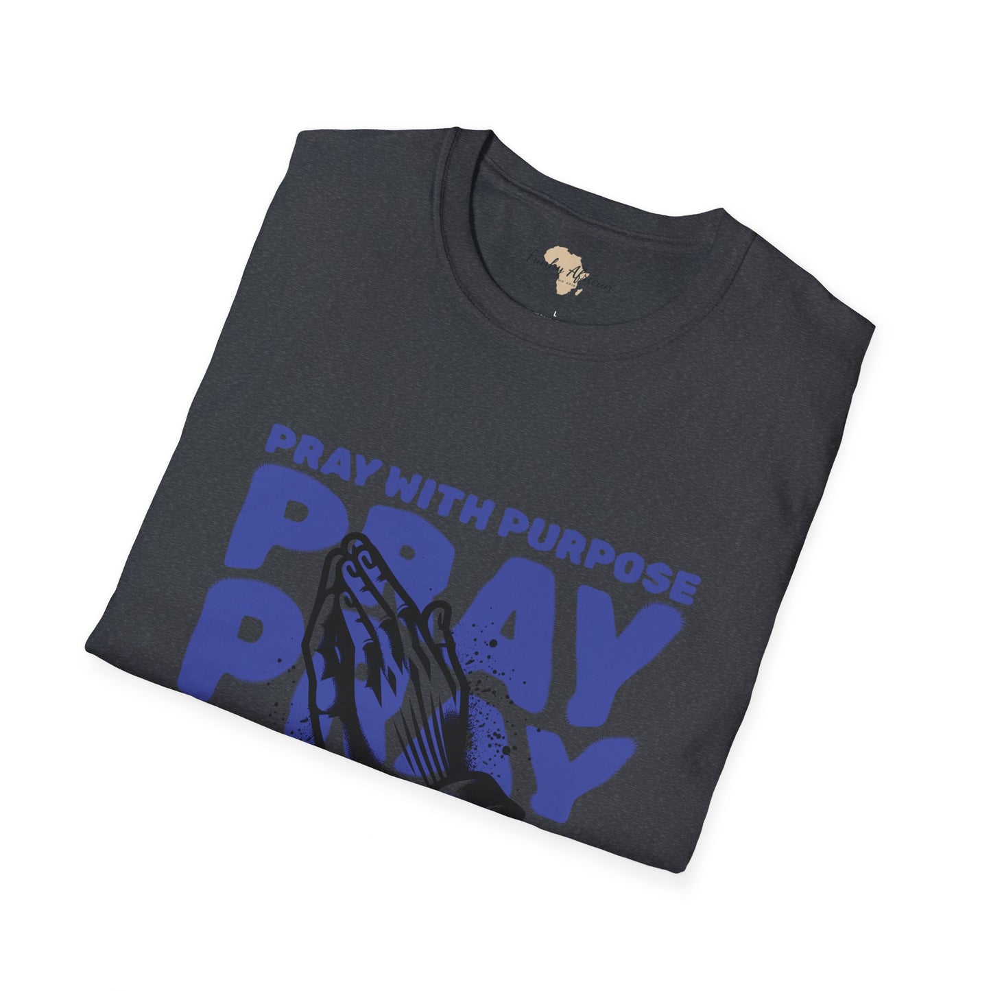 Pray with purpose unisex softstyle tee