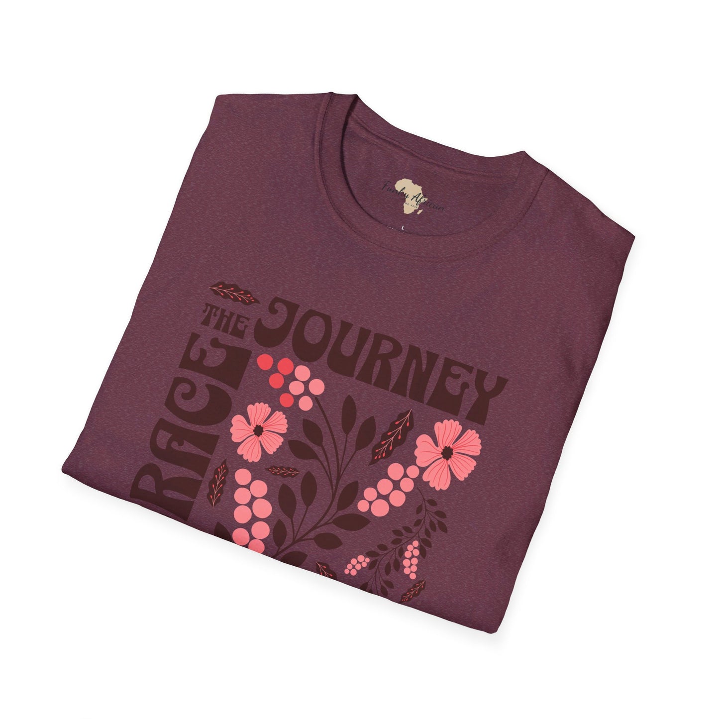 Embrace the journey unisex softstyle tee