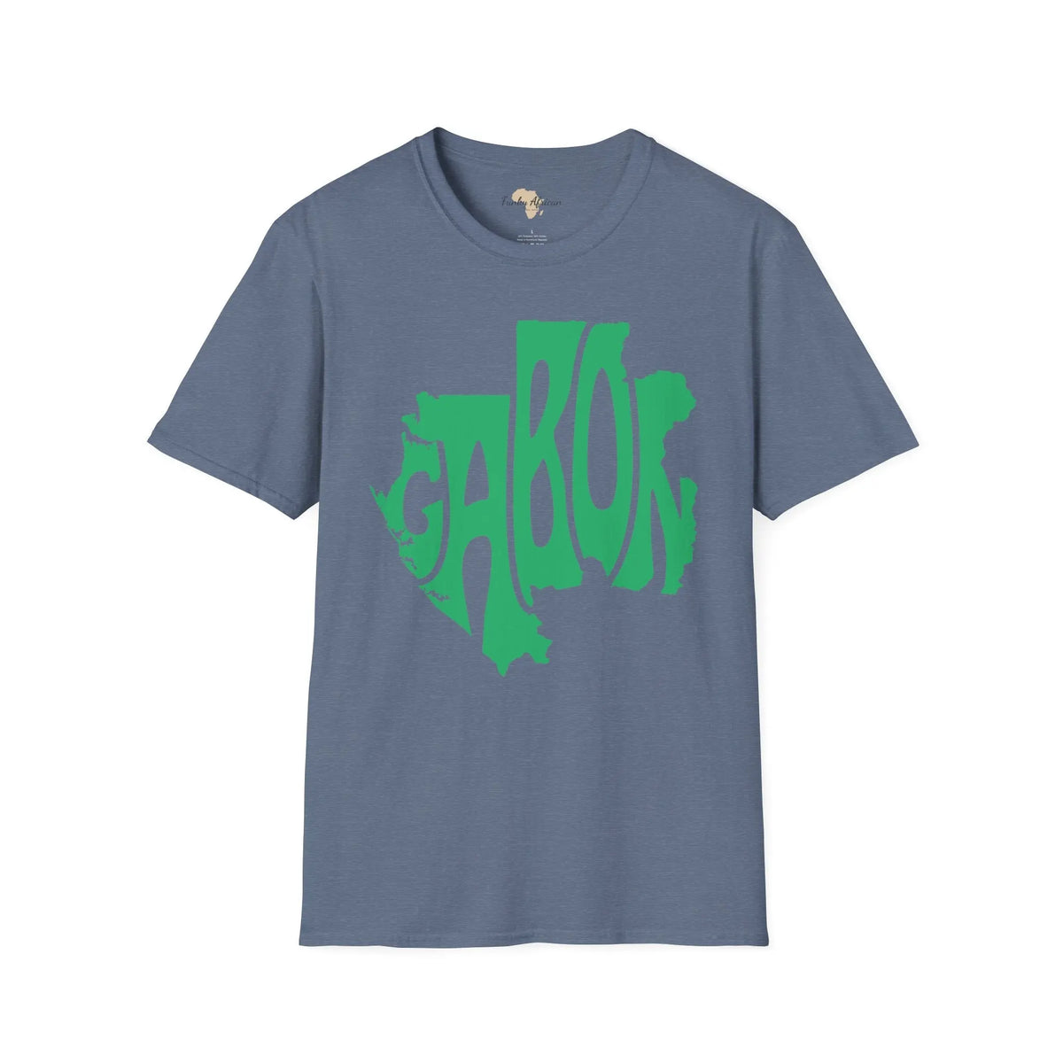 Gabon cut unisex softstyle tee Funky African