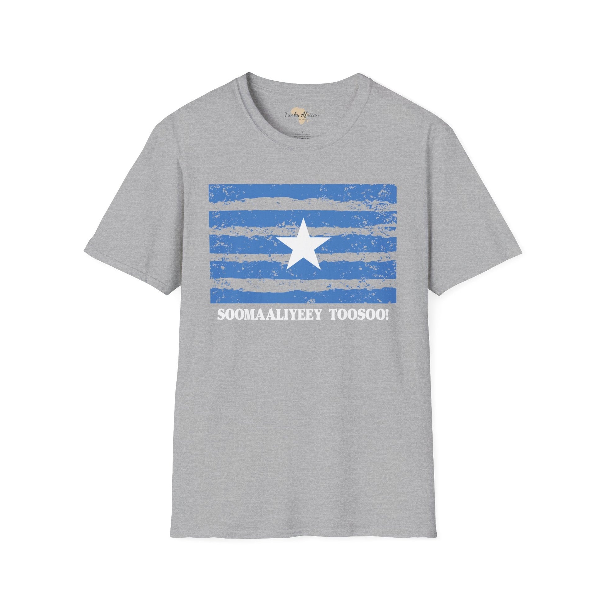 Somalia strip unisex softstyle tee Funky African