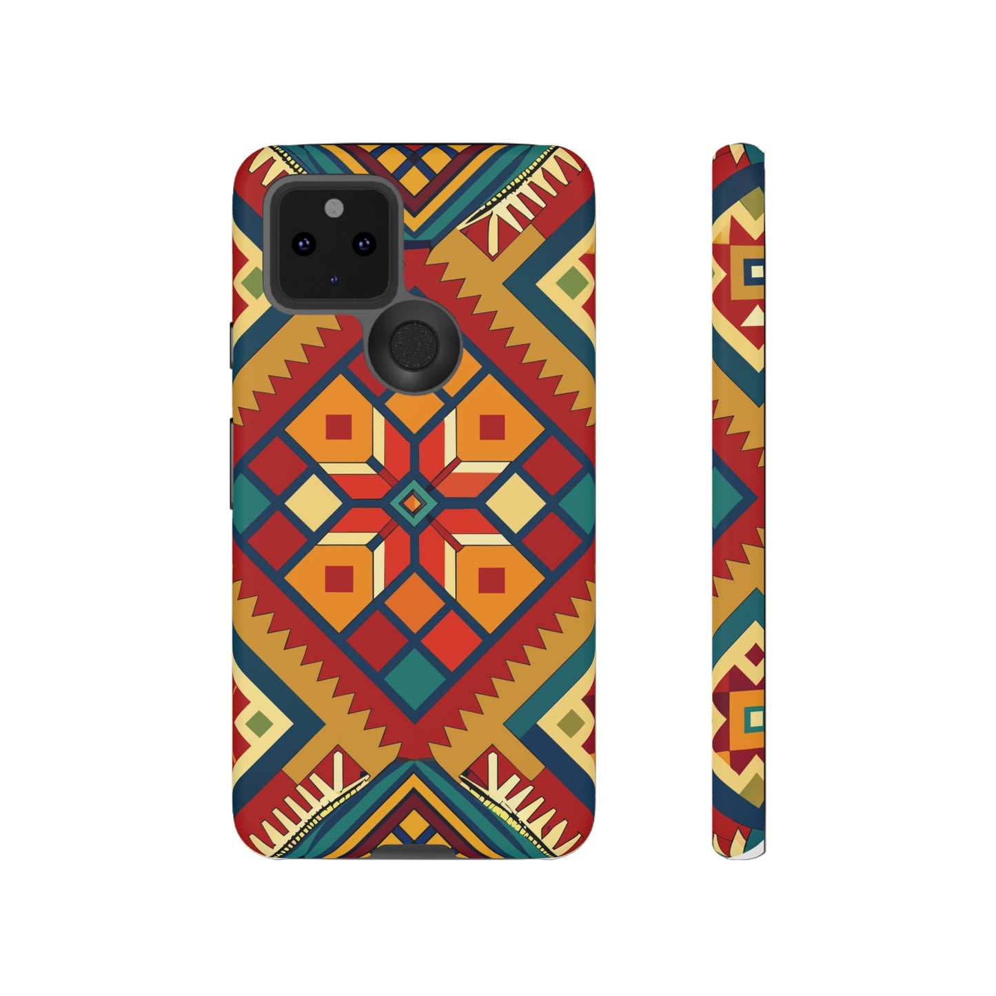 African Print Google Pixel Tough Cases