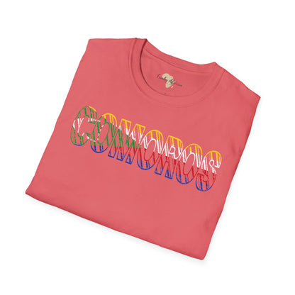 Comoros text unisex softstyle tee