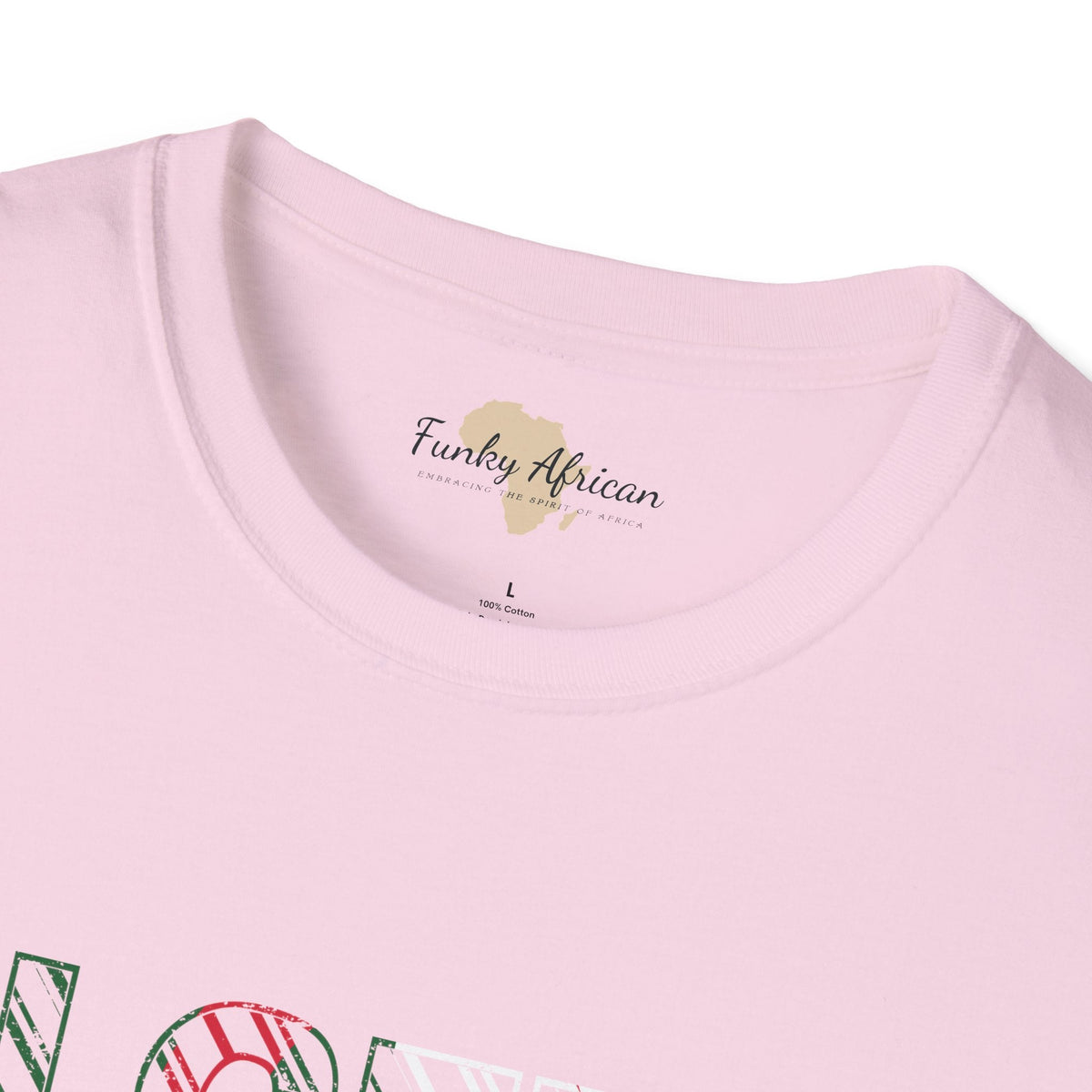 Algeria text unisex softstyle tee Funky African