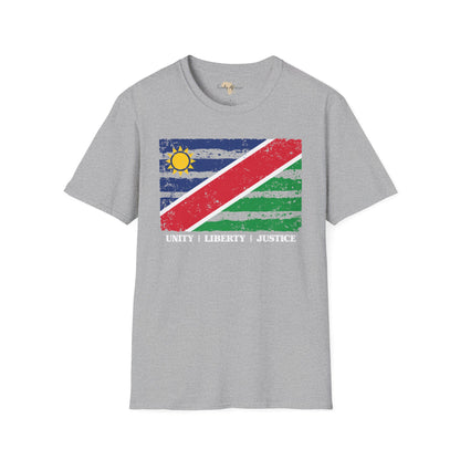 Namibia strip unisex softstyle tee