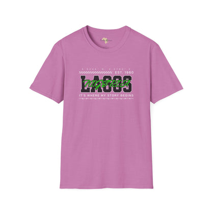 Lagos nigeria unisex softstyle tee