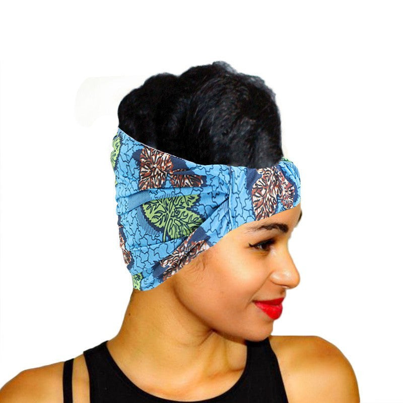 African Style Printed Wide Headband