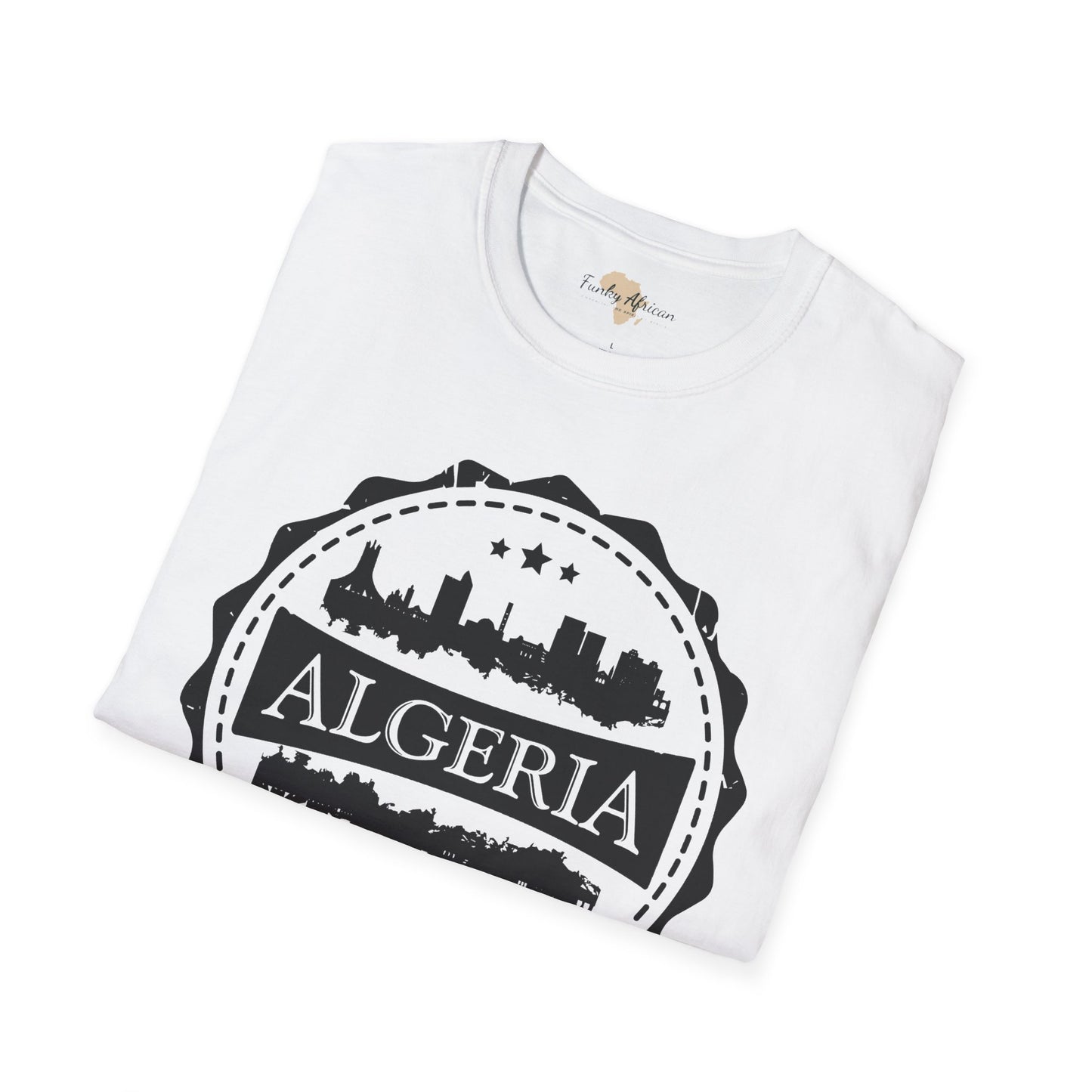 Algeria stamp unisex tee