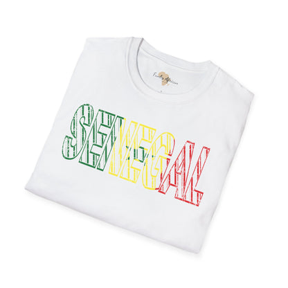 Senegal text unisex softstyle tee