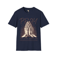 Pray more worry less unisex tee Funky African