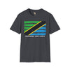 Tanzania strip unisex softstyle tee Funky African