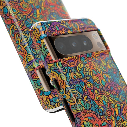 African Print Google Pixel Tough Cases