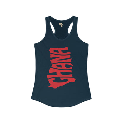 Ghana Women's Racerback Tank Funky African