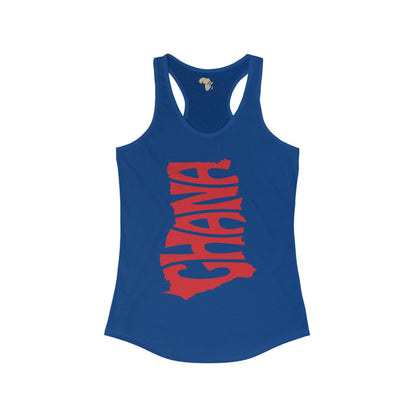 Ghana Women's Racerback Tank Funky African
