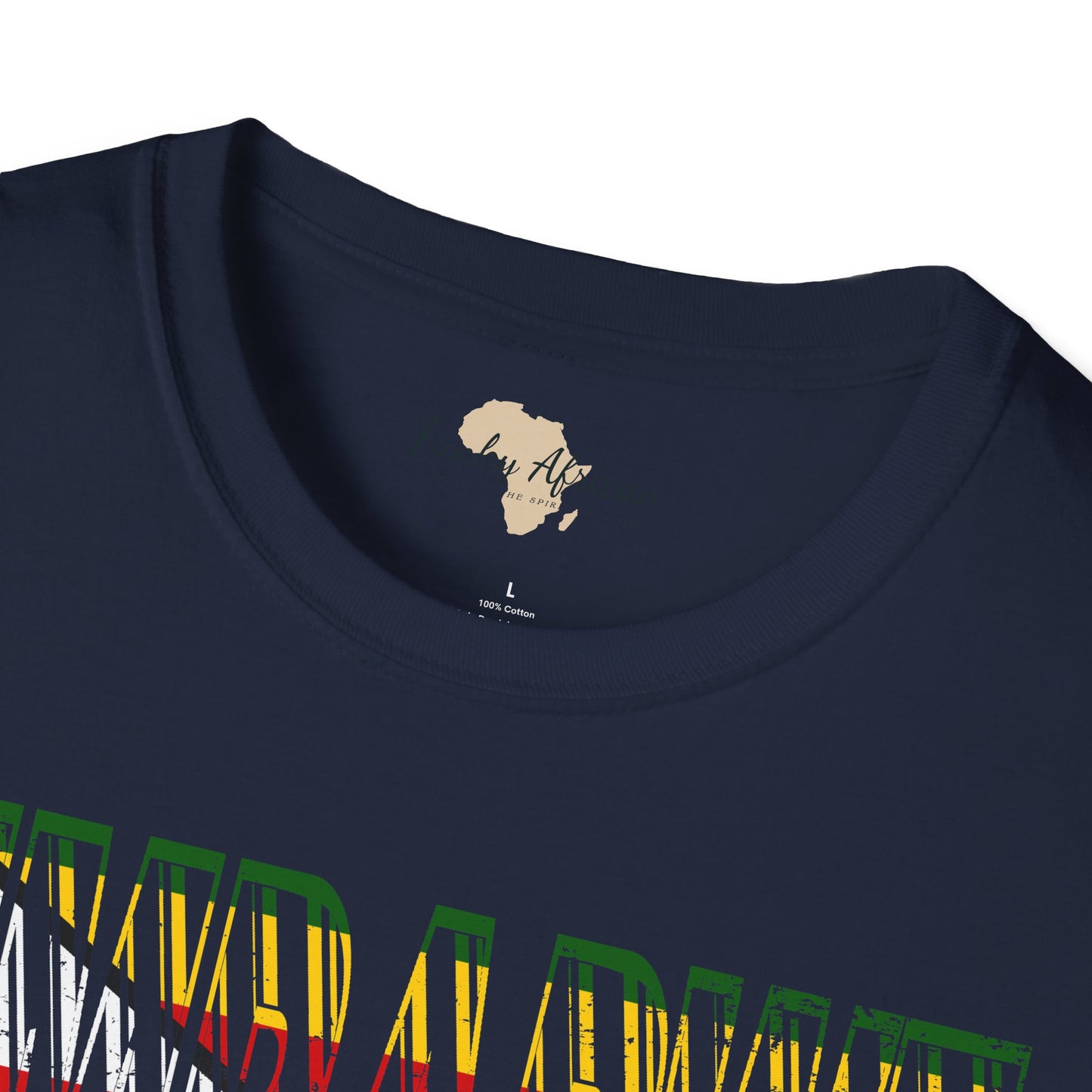 Zimbabwe text unisex softstyle tee