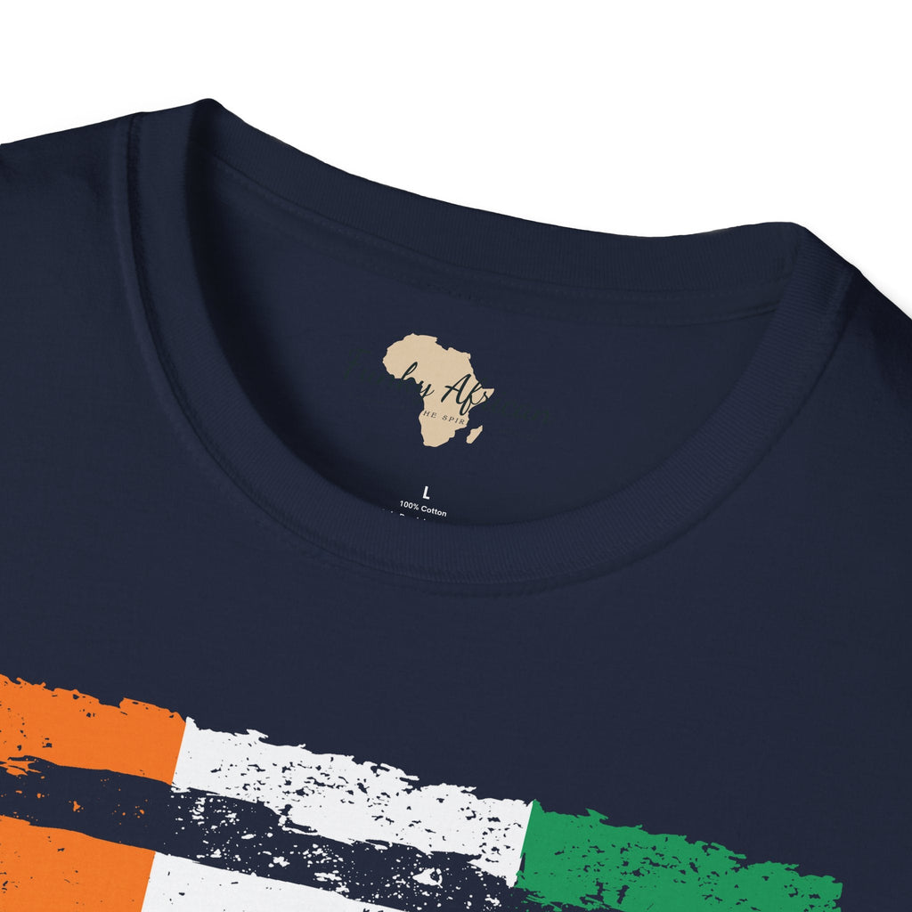 Côte d'Ivoire strip unisex softstyle tee Funky African