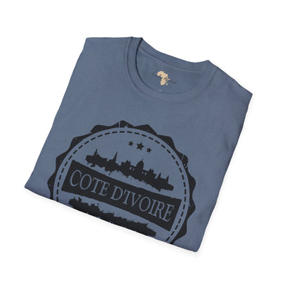 Côte d'Ivoire Stamp unisex tee