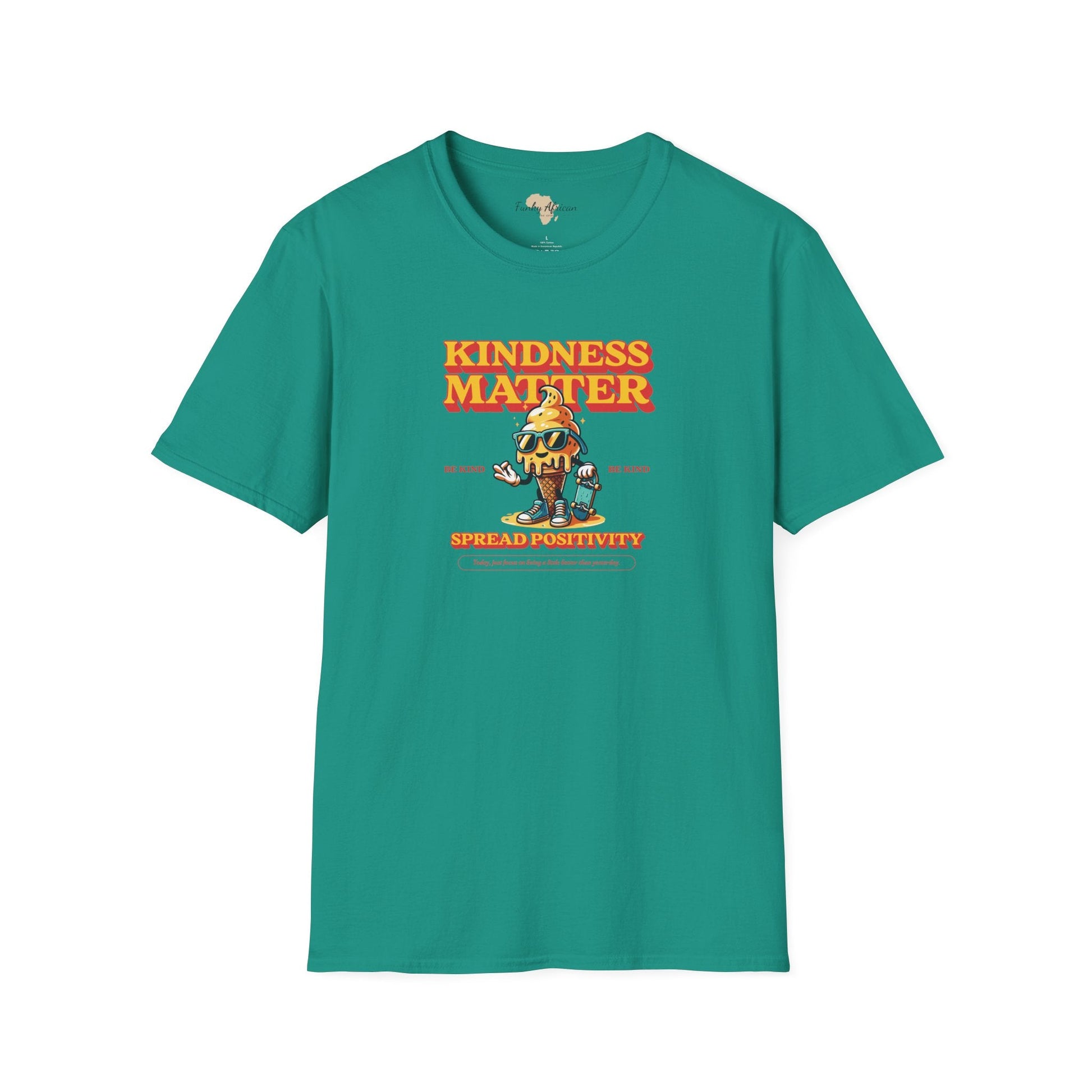 Kindness matter unisex softstyle tee Funky African