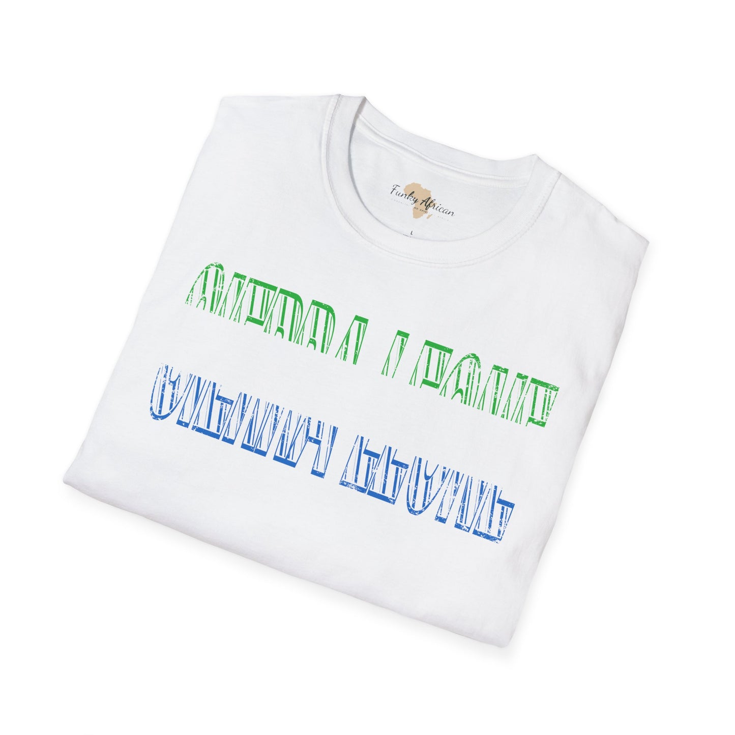 Sierra Leone text unisex softstyle tee