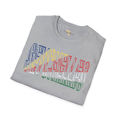 Seychelles text unisex softstyle tee