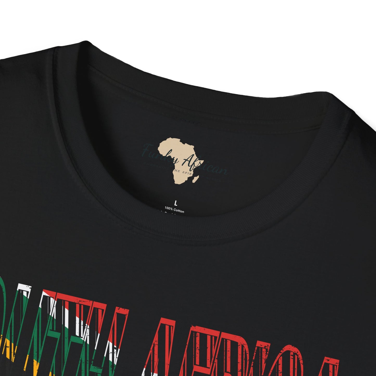 South African text unisex softstyle tee
