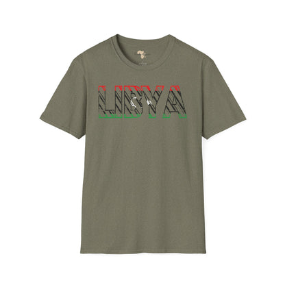 Libya text unisex softstyle tee