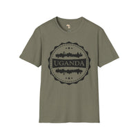Uganda Stamp unisex tee Printify