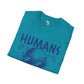 Humans aren't real unisex tee Funky African