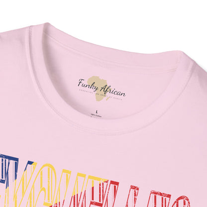 Seychelles text unisex softstyle tee